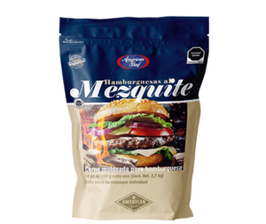 Carne para Hamburguesa Mezquite. Disponible en Costco