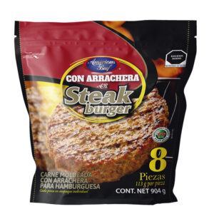 AB Steak Burger Arrachera 904g