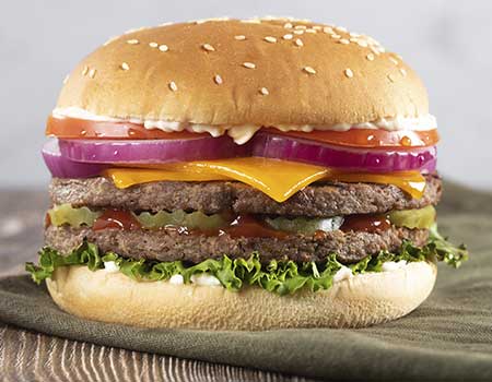 carne para hamburguesa clasica grill burger
