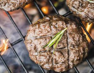 carne para hamburguesa mezquite