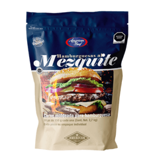 Carne para Hamburguesa Mezquite. Disponible en Costco