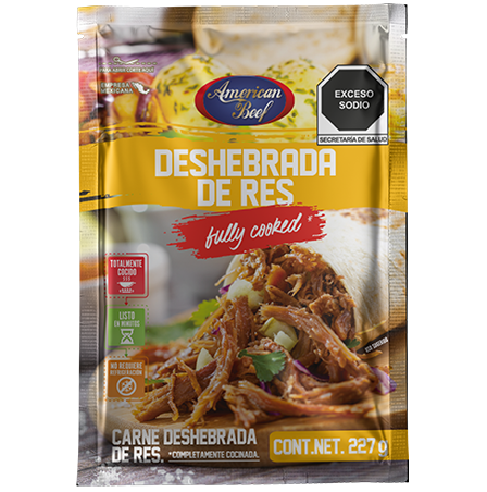 Deshebrada de res American Beef